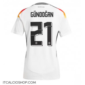 Germania Ilkay Gundogan #21 Prima Maglia Europei 2024 Manica Corta